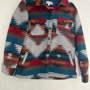 Idyllwind multicoloured button up Aztec shocker shirt Size S